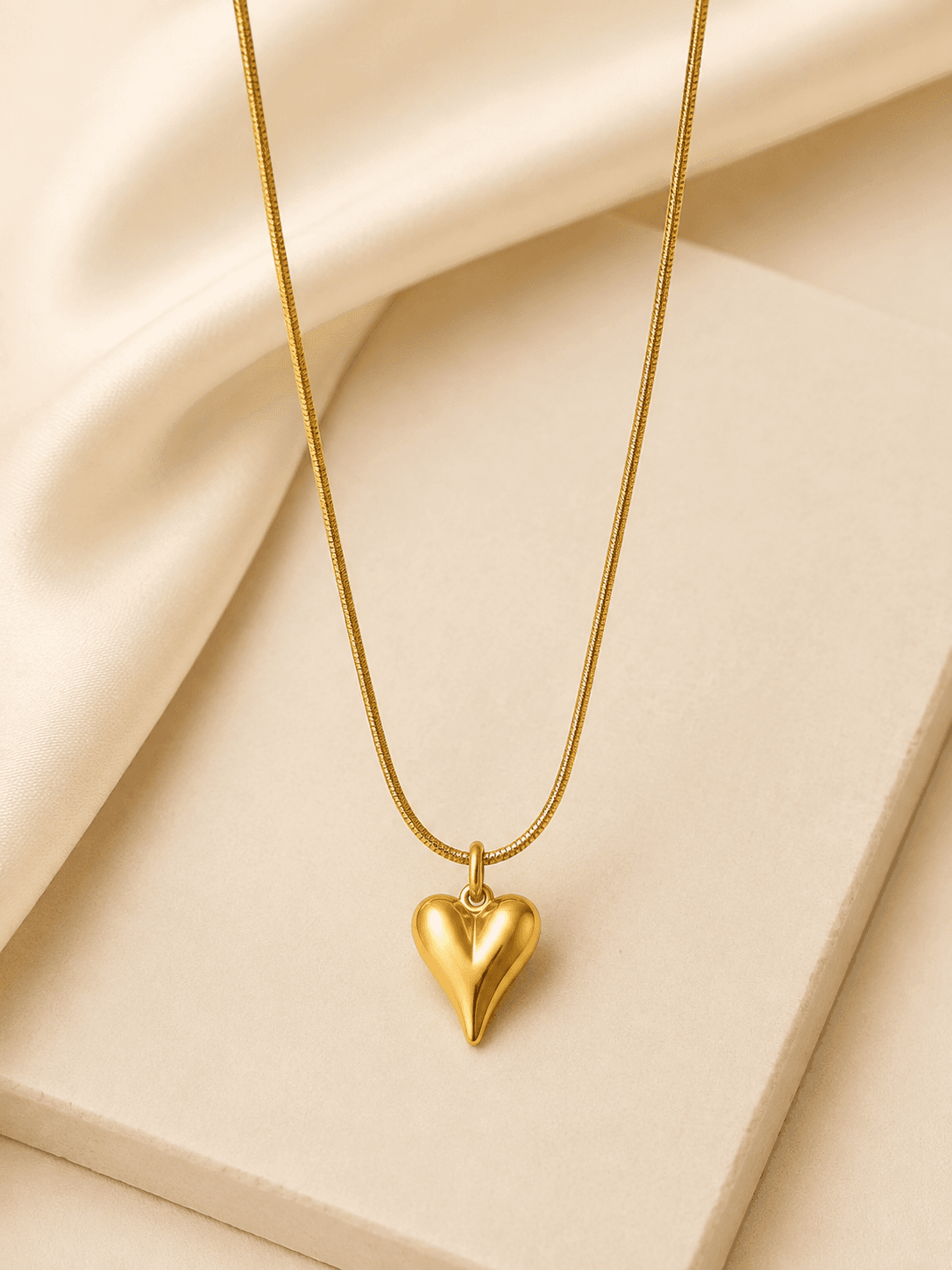 Stainless Steel Elan Heart Pendant