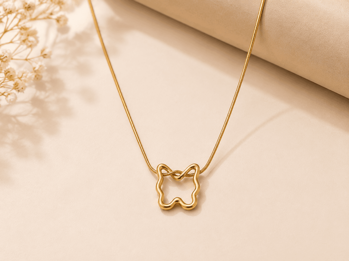 Stainless Steel Liora Butterfly Necklace